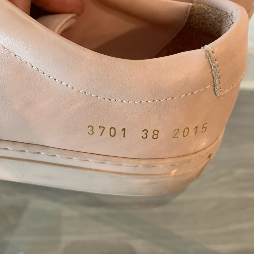 Woman by Common Projects Pink Leather sneakers - Picture 6 of 6